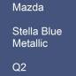 Preview: Mazda, Stella Blue Metallic, Q2.